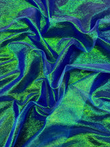 Iridescent Crushed Organza Blue