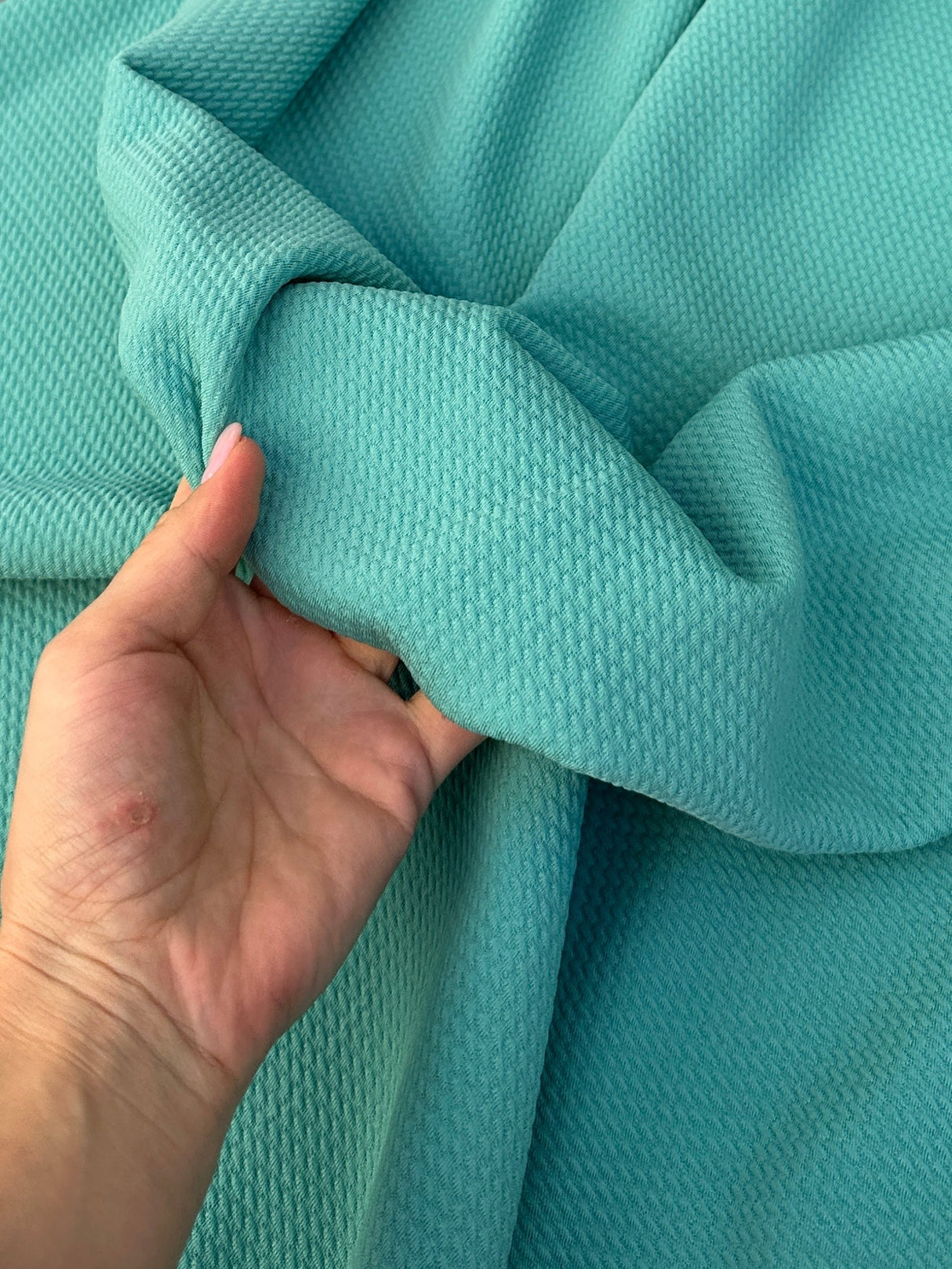 Stretch Liverpool Knit Teal