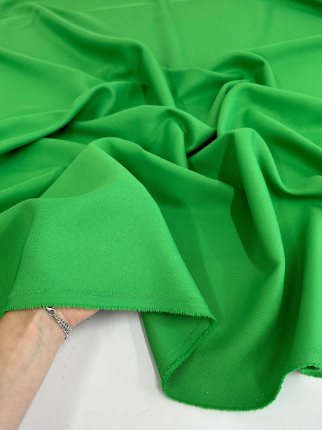 Apple Green Gabardine