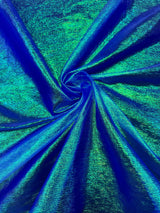 Iridescent Crushed Organza Blue