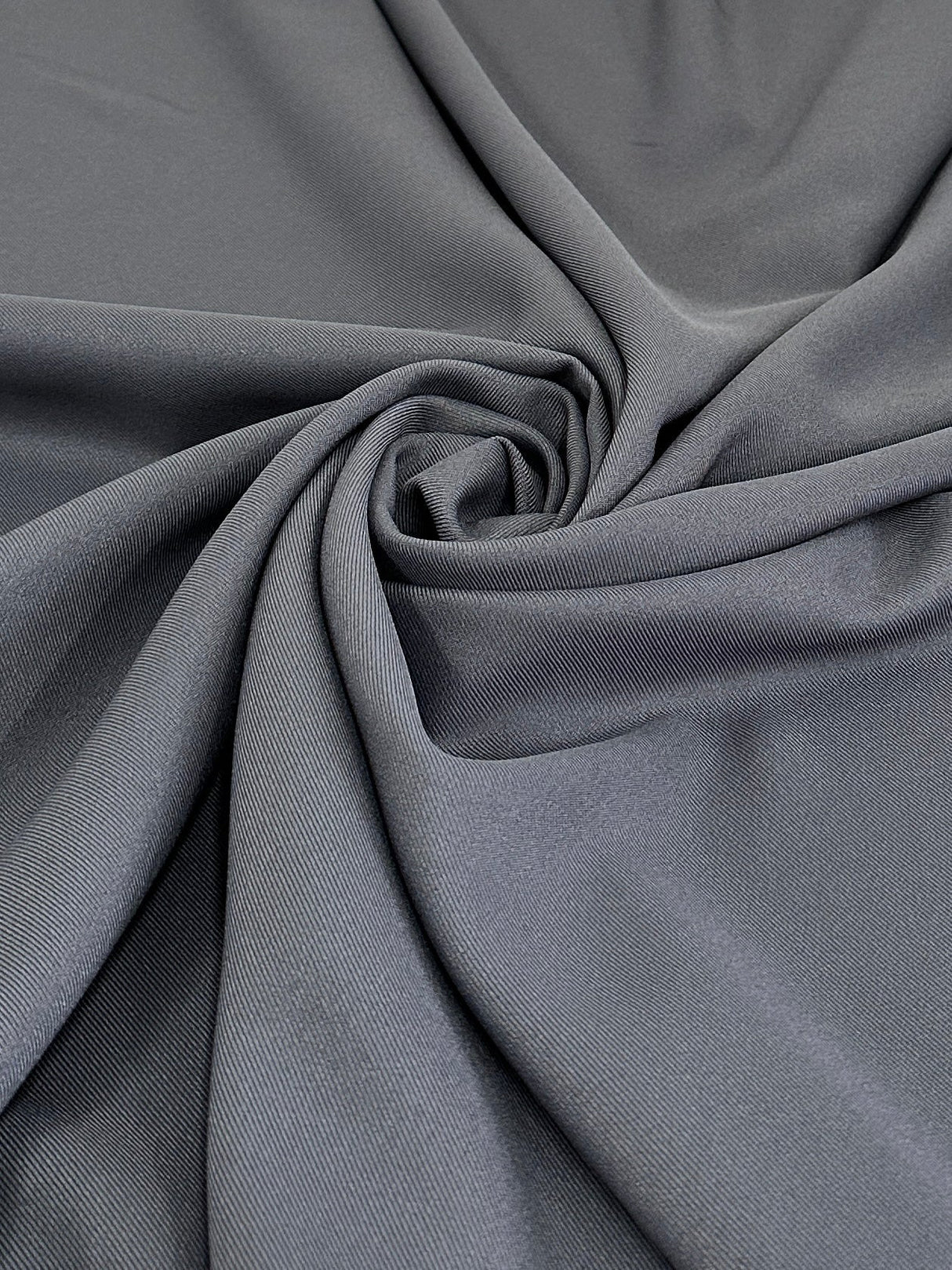 Gabardine Twill Dark Silver