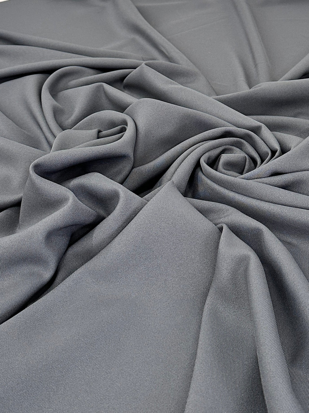 Gabardine Twill Dark Silver