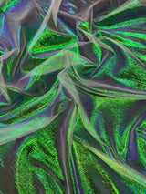 Iridescent Crushed Organza Green