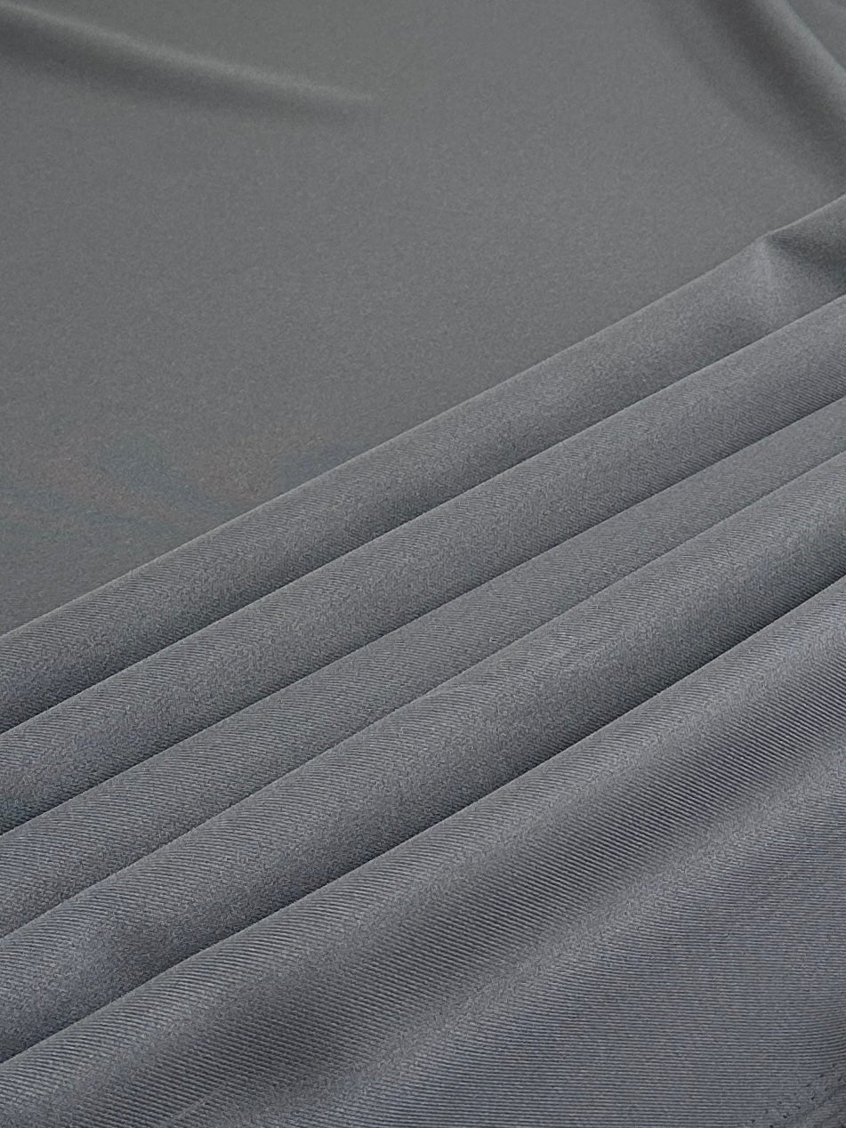 Gabardine Twill Dark Silver