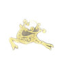 Gold Reindeer Ornament