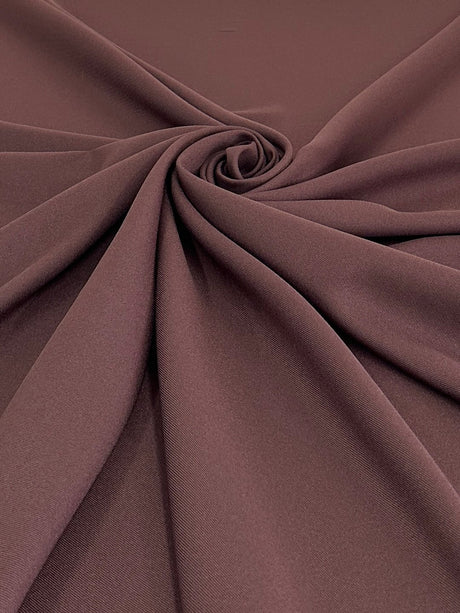 Chocolate Brown Gabardine