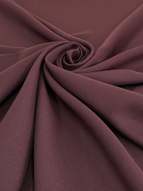 Chocolate Brown Gabardine