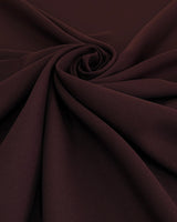 Stretch Twill Denim Look Chocolate Brown