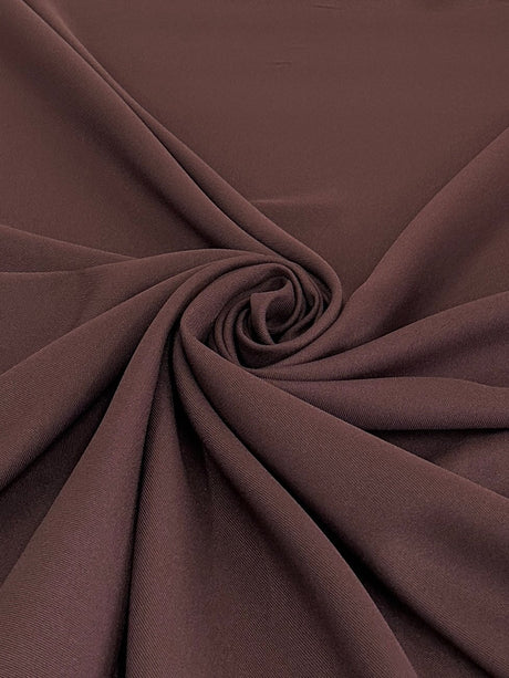 Chocolate Brown Gabardine
