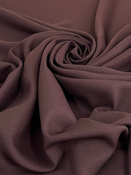 Chocolate Brown Gabardine