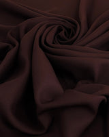 Stretch Twill Denim Look Chocolate Brown