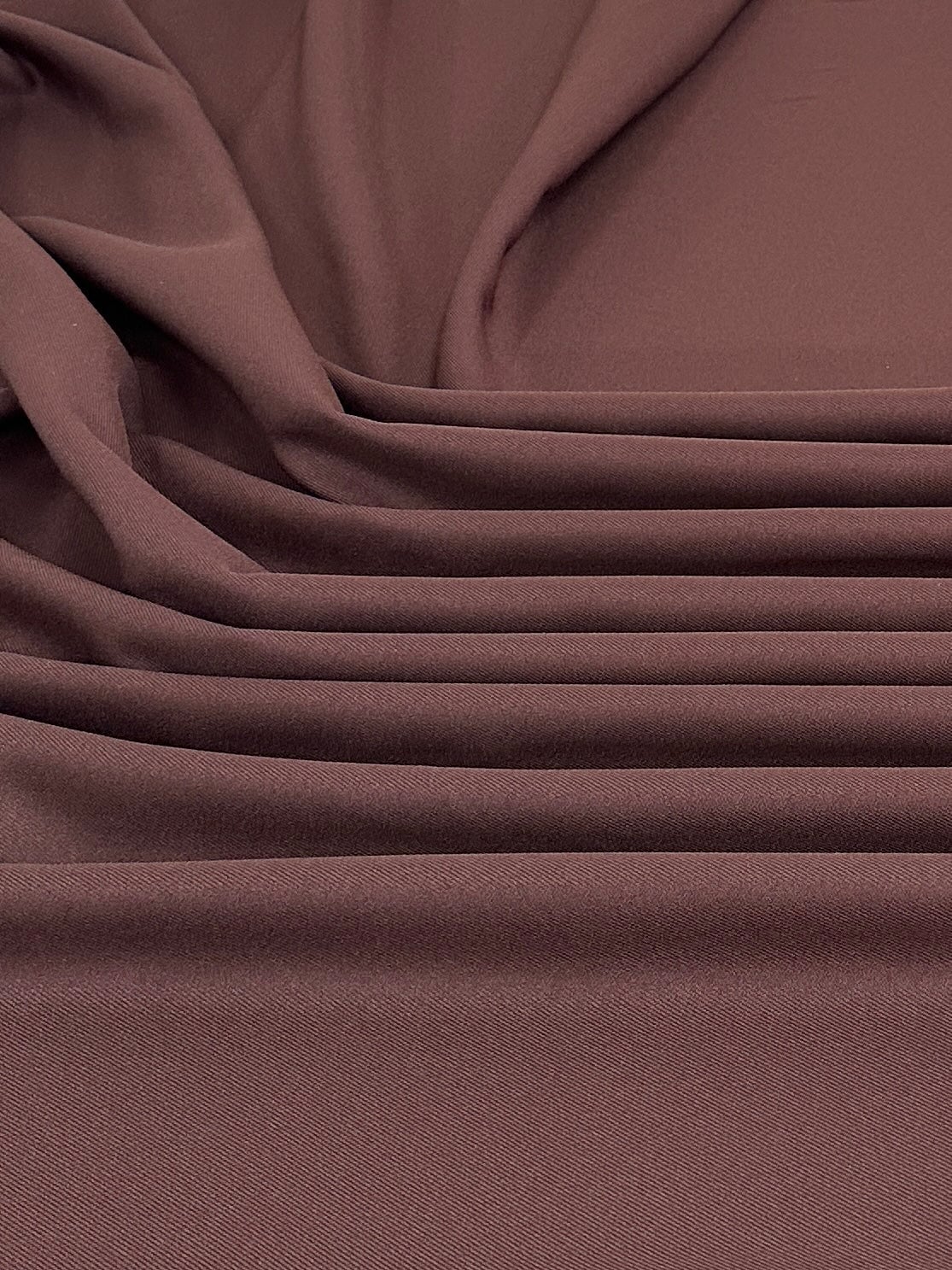 Chocolate Brown Gabardine
