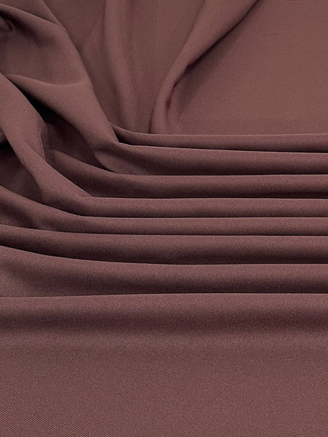 Chocolate Brown Gabardine