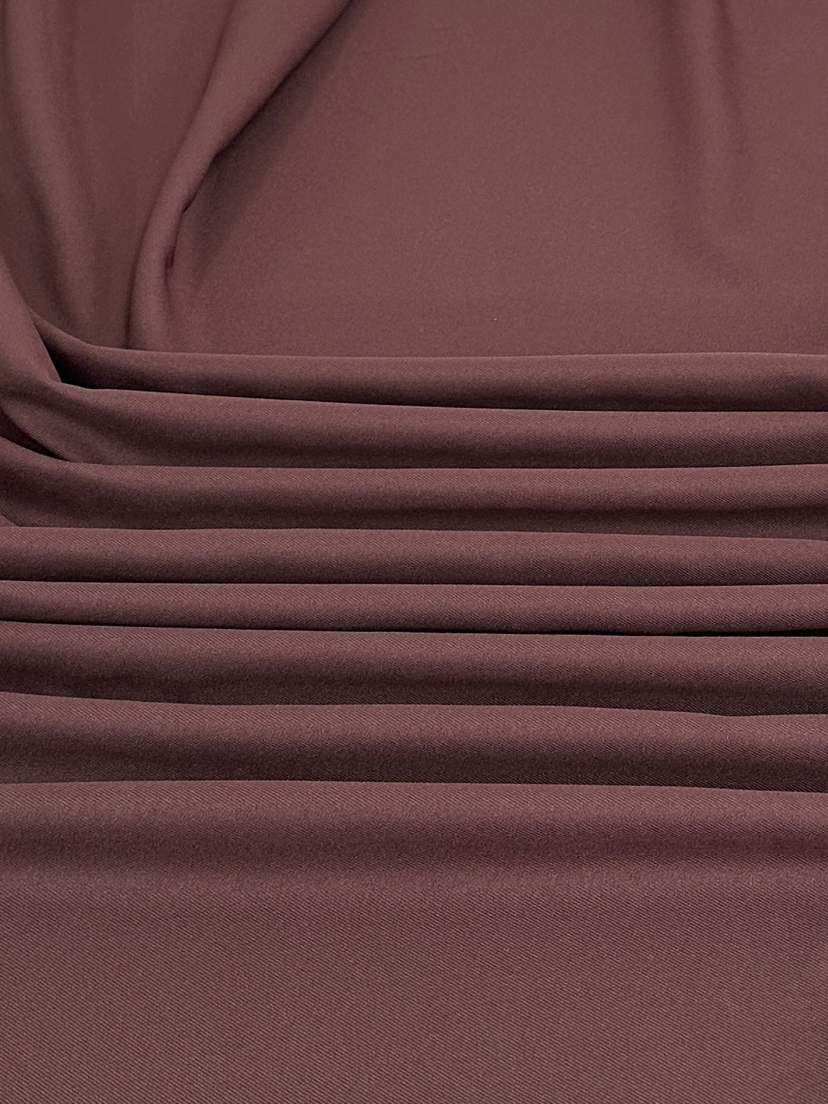 Chocolate Brown Gabardine