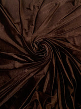Stretch Velvet Chocolate Brown