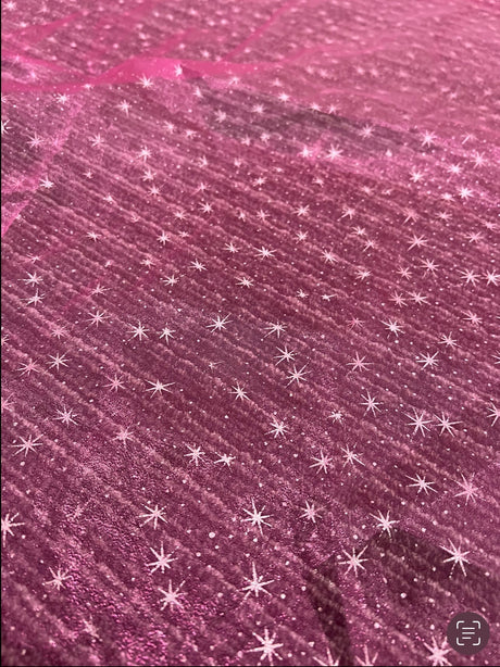 Shimmering Crystal Organza