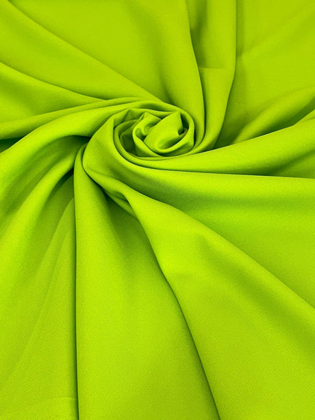Stretch Gabardine Lime Green