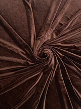Stretch Velvet Chocolate Brown
