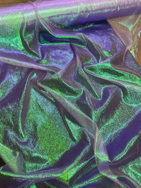 Iridescent Crushed Organza