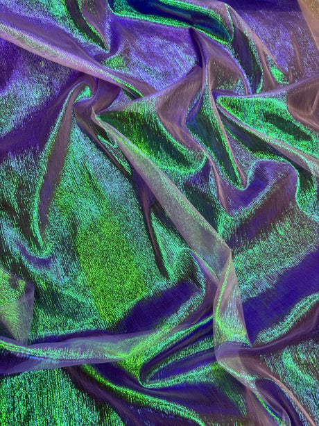 Iridescent Crushed Organza