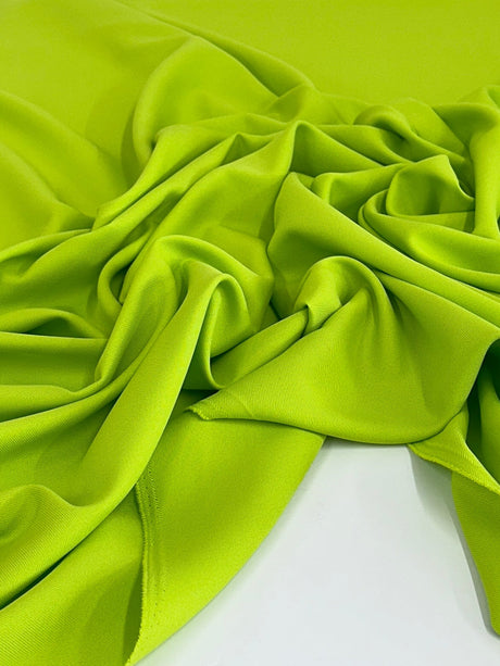 Stretch Gabardine Lime Green