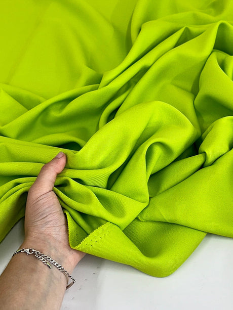 Stretch Gabardine Lime Green