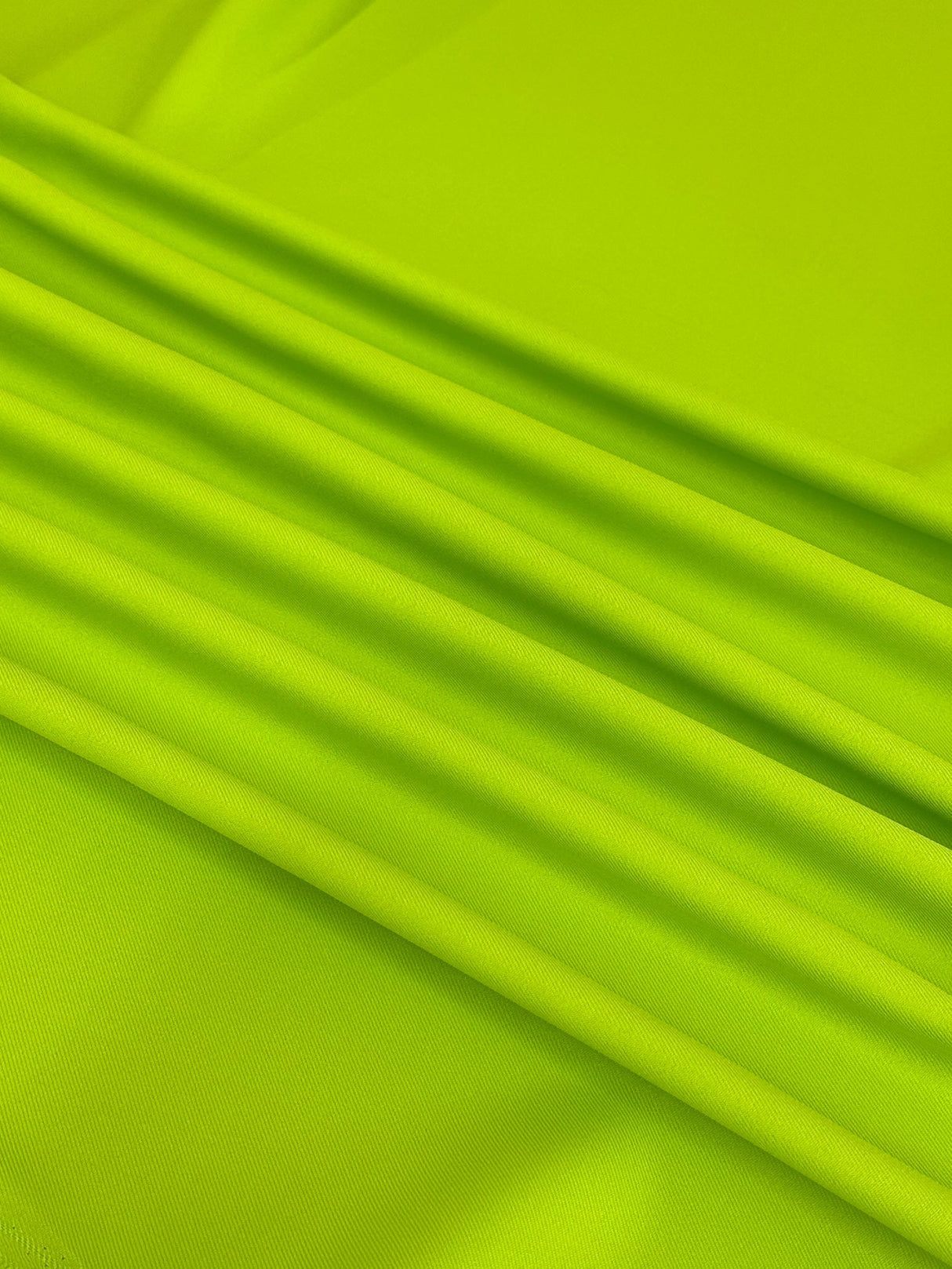 Stretch Gabardine Lime Green