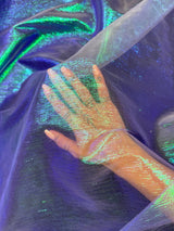 Iridescent Crushed Organza