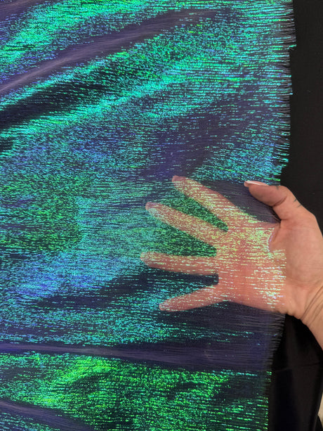 Iridescent Crushed Organza
