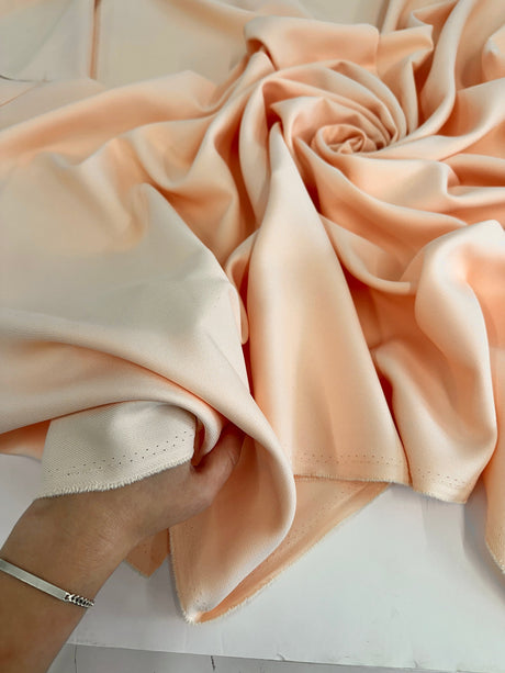 Peach Gabardine