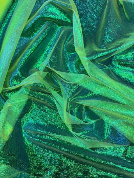 Iridescent Crushed Organza