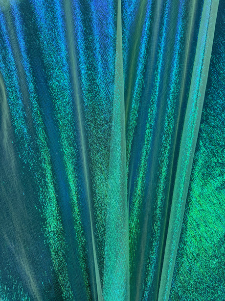 Iridescent Crushed Organza