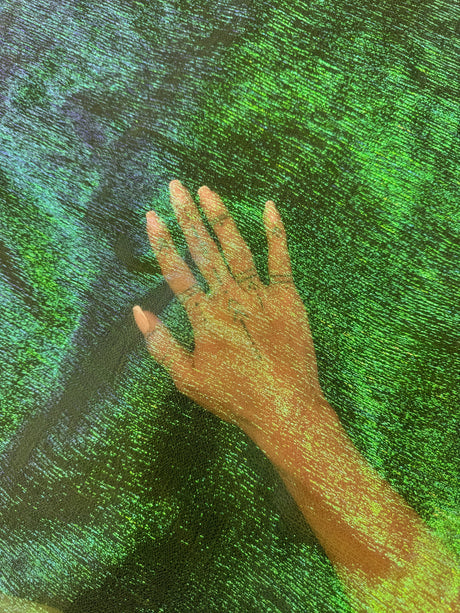 Iridescent Crushed Organza