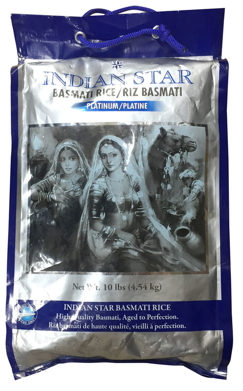 ইন্ডিয়ান স্টার বাসমতি চাল প্ল্যাটিনাম ১০ পাউন্ড
