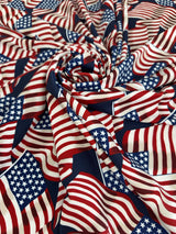 Printed Nylon Spandex American Flag