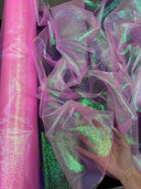 Shimmering Crystal Organza