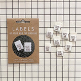 Woven Labels Size:Me/You 8 Pack