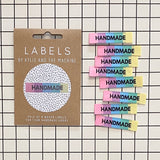 Woven Labels Rainbow Handmade 10 Pack