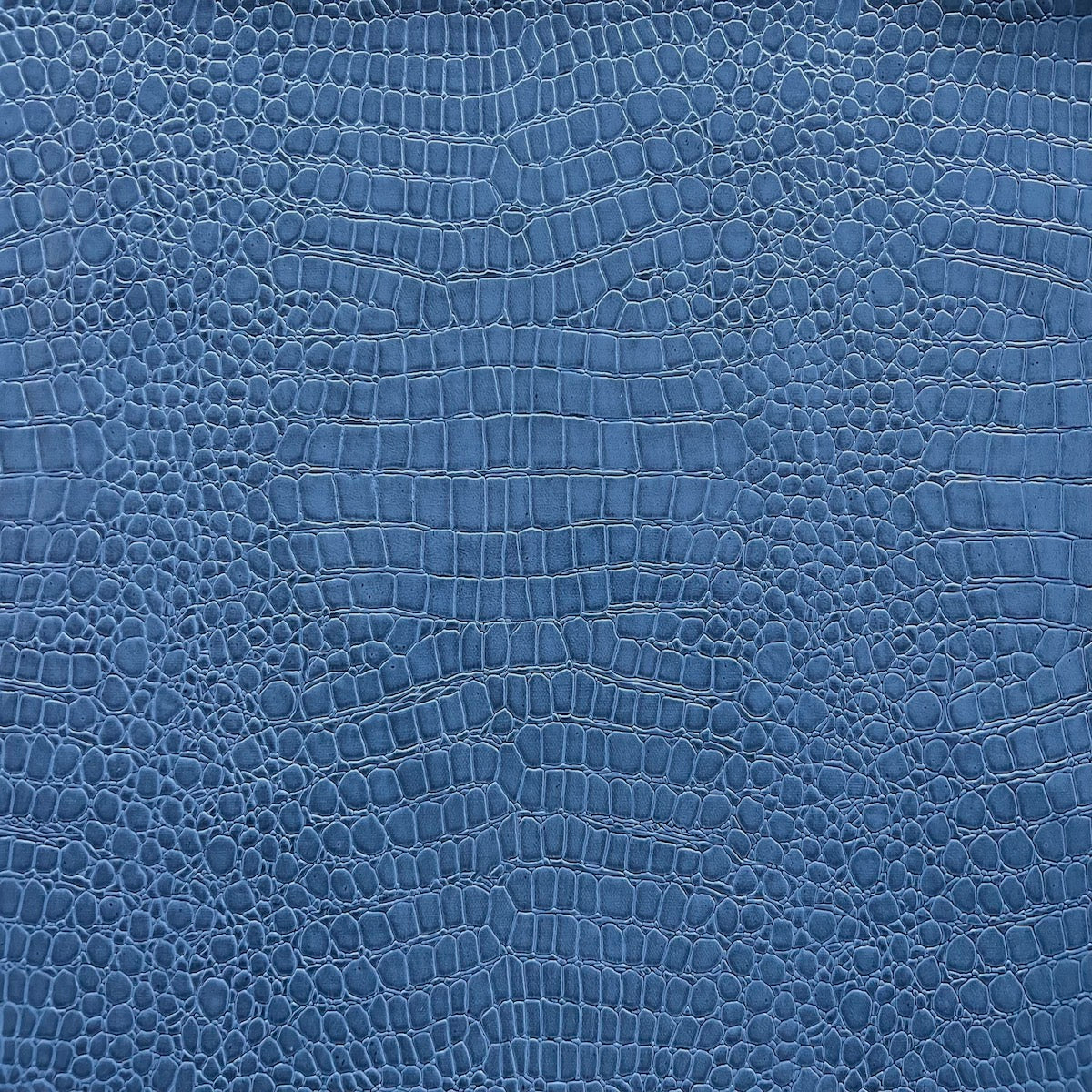 Faux Crocodile Vinyl Fabric - Crocodile Embossed, 54" Width (1 Yard)
