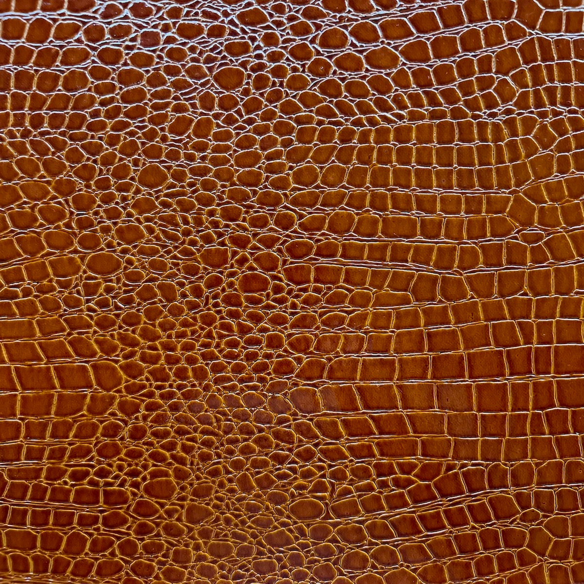 Faux Crocodile Vinyl Fabric - Crocodile Embossed, 54" Width (1 Yard)