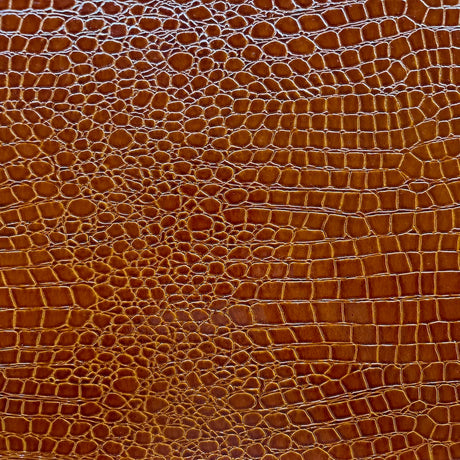 Faux Crocodile Vinyl Fabric - Crocodile Embossed, 54" Width (1 Yard)