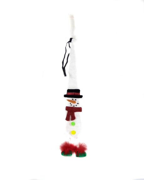 Fabric Christmas Dangling Legs Tie