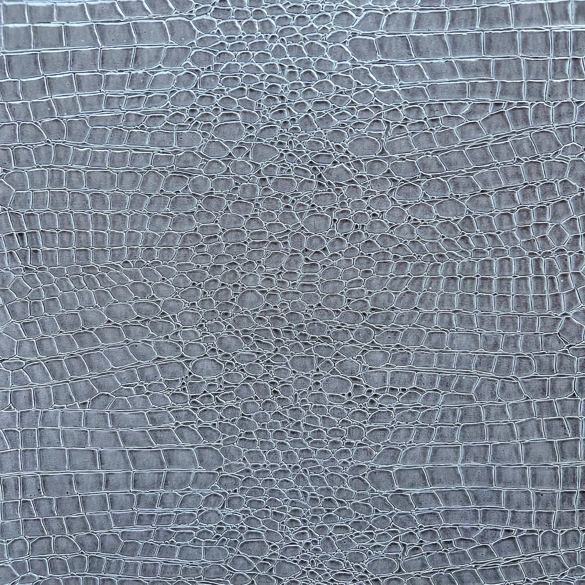 Faux Crocodile Vinyl Fabric - Crocodile Embossed, 54" Width (1 Yard)