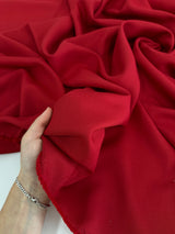 Red Gabardine Twill