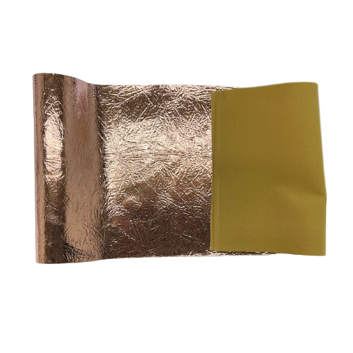 Crushed Distressed Foil Chrome Mirror Reflective Vinyl Fabric - Vinyl TPU, Crushed Distressed Foil, 54" Width (1 Yard)