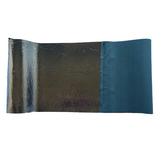 Crushed Distressed Foil Chrome Mirror Reflective Vinyl Fabric - Vinyl TPU, Crushed Distressed Foil, 54" Width (1 Yard)