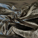Crushed Distressed Foil Chrome Mirror Reflective Vinyl Fabric - Vinyl TPU, Crushed Distressed Foil, 54" Width (1 Yard)