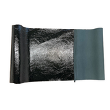 Crushed Distressed Foil Chrome Mirror Reflective Vinyl Fabric - Vinyl TPU, Crushed Distressed Foil, 54" Width (1 Yard)