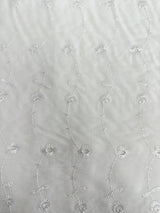 Cotton Embroidered Eyelet White