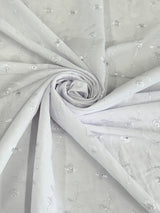 Cotton Embroidered Eyelet White